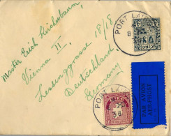 1938 , IRLANDA , PORT LÁIRGE / WATERFORD - VIENNA , SOBRE CIRCULADO , CORREO AÉREO / AER-PHOST - Covers & Documents