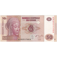 République Démocratique Du Congo, 50 Francs, 2007-07-31, NEUF - Republic Of Congo (Congo-Brazzaville)