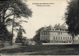 CPA Fresnay Sur Sarthe Chateau De St Aubin - La Fresnaye Sur Chédouet