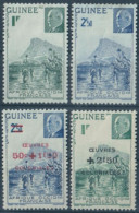 F-EX55696 GUINEA MH 1941-44 RIVER NATIVE IN RIVER + OVERPRINT. - Altri & Non Classificati