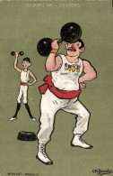 CPA Les Alteres Beauvais Illustrateur - Gewichtheben