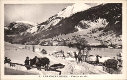 CPA Les Contamines Centre De Ski (animee) - Contamine-sur-Arve