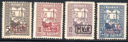 A3.214 1917 GERMAN OCCUPATION YT 18-21 MNH - Occupations