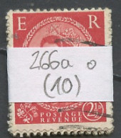 Grande Bretagne Lot 1952-54 Y&T N°266a - Michel N°261 (o) - 2,5p Reine Elisabeth II - Lot De 10 Timbres - Type II - Sheets, Plate Blocks & Multiples