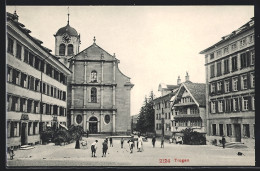 AK Trogen, Kirchplatz Mit Blick Auf Die Kirche - Trogen