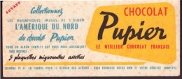 Buvard ( 21 X 19 Cm ) " Pupier " Chocolat - Cocoa & Chocolat