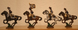 4 Figurines 8eme Cuirassier Consulat - Soldatini Di Piombo