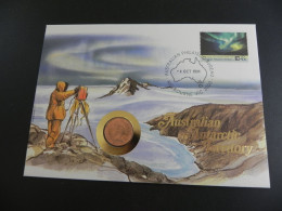 Australian Antarctic Territory 2 Cents 1991 - Numis Letter 1991 - Autres & Non Classés