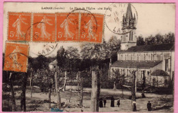 40 - B35507CPA - LABRIT - La Place De L' Eglise . Coté Nord. - Très Bon état - LANDES - Labrit
