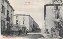 81 - VAOUR - La Grande Rue - Animée - Vaour