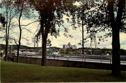 EDMUNDSTON, NB - COLLEGE ST-LOUIS, TAKEN FROM FOURNIER'S BRIDGE - TRAVEL IN 1986 - PUB. BY ROLAND PICARD - - Sonstige & Ohne Zuordnung