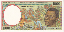 BILLETE DE CAMERUN - AFRIQUE CENTRALE DE 1000 FRANCS DEL AÑO 1993 SIN CIRCULAR - LETRA E (UNC) (BANKNOTE) - Cameroon