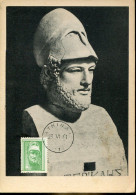 X5769 Greece, Maximum Card 1961 Buste Of Pericles,Athenian General,Général Athénien - Maximumkarten (MC)