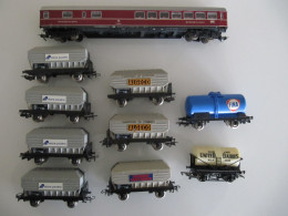 Lot De 10 Wagons Marques Diverses - Other & Unclassified