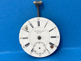 LOUIS AUDEMARS GENEVE -VECCHIO OROLOGIO DA TASCA POCKET WATCH-RICAMBI-RESTORE - Watches: Old