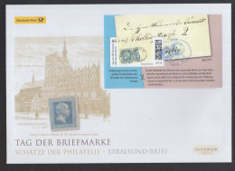 BRD 2023 FDC - Tag Der Briefmarke - Stralsund-Brief ( Neu 201) - 2011-…