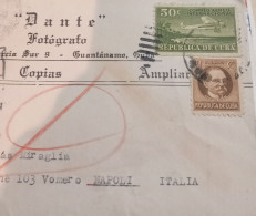 Cuba Aerogrammi Viaggiati Per Italia Anni 40 - Luftpost