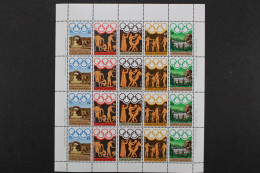 Griechenland, MiNr. 1557-1561 Zusammendruckbogen, Postfrisch - Feuilles Complètes Et Multiples