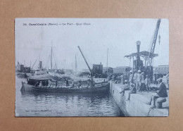 Delcampe - CASABLANCA : Le Port - Quai Chaix - Casablanca