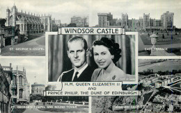 CPA Windsor Castle H M Queen Elizabeth II And Prince Philip The Duke Of Edinburgh - Windsor