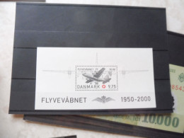 Danmark Danemark Bloc Block Bl 17   Neuf ** Mnh Perfect Parfait 2000 Avion - Blocs-feuillets