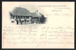 AK Möhlin, Gasthaus Zur Sonne Von Tröndle-Waldmeyer - Möhlin
