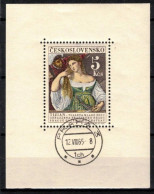 Tchécoslovaquie 1965 Mi 1560 - Bl.22 (Yv BF 26), Obliteré, Varieté, - Abarten Und Kuriositäten