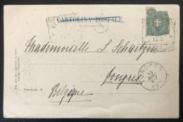 Italia 1896 - Cartolina Da Verona Per Tongres (Belgio) 445 - Autres & Non Classés