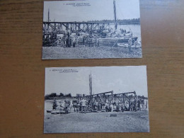 2 Kaarten Van Hemixem (Hemiksem) Depot St Bernard, Les Pontonniers Du Génie --> Onbeschreven - Hemiksem
