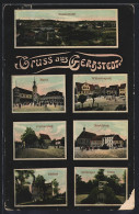 AK Gerbstedt, Löchriger Stein, Schillerplatz, Wilhelmsplatz, Totalansicht - Gerbstedt