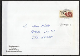 Martin Mörck. Denmark 2006. Danish Refugee Aid. Michel 1427 On Letter. Signed. - Covers & Documents