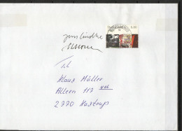 Martin Mörck. Denmark 2008. 50 Anniv Lousiana. Michel 1497 On Letter. Signed. - Covers & Documents