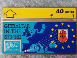 GIBRALTAR - 32 - 20 Years Of Gibraltar In The EEC - 20.000EX. - Gibilterra