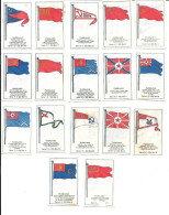 DD47 - VIGNETTES CIGARETTES MASSARY - DRAPEAUX - U.R.S.S. - RUSSIE - SOVIET UNION - Andere & Zonder Classificatie