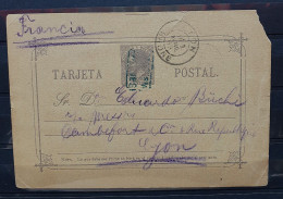 0325 - Tarjeta Postal à Destination De Lyon 3 Avril 1889 - Briefe U. Dokumente