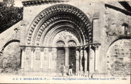 CPA Morlaas Portai De L Eglise - Morlaas