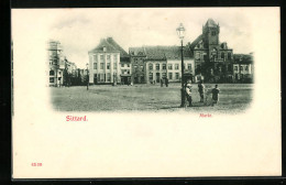AK Sittard, Blick Auf Den Marktplatz - Sittard