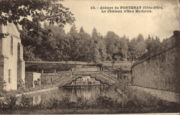 CPA Chateau D'eau Moderne Abbaye De Fontenay - Wassertürme & Windräder (Repeller)
