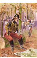 CPA Fantaisie Illustrateur Vallet Lasalle Militaria - Vallet, L.