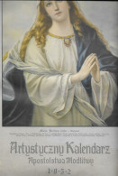 POLOGNE-POLSKA - ARTYSTYCZNY KALENDARS -APOSTOLSTWA MODLIWY- 1952 - Calendrier Artistique  (grand Format 40x24 Cms) - Big : 1941-60