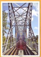 2018 Moldova Moldavie  MAXICARD   Europa-cept  Wooden Bridge Railroad, Train, - 2018