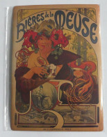 PAT14950 BIERES DE LA MEUSE PLAQUE En TOLE CARTEXPO ( Façàn Carte Posale XXL ) - Targhe In Lamiera (a Partire Dal 1961)