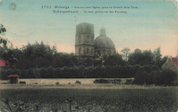 BELGIQUE - Montaigu - Vue Vers L église - Prise Du Chemin De La Croix - Colorisé - Carte Postale Ancienne - Scherpenheuvel-Zichem