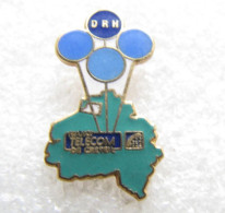 PIN'S     D R H  FRANCE TELECOM   CRÉTEIL   Email Grand Feu - Telecom De Francia