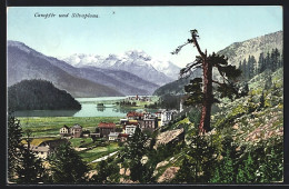 AK Campfer, Ortsansicht Mit Blick Nach Silvaplana - Silvaplana