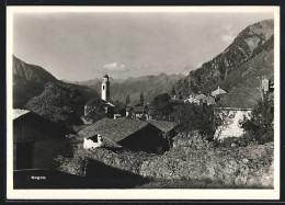 AK Soglio, Ortsansicht Aus Der Vogelschau - Soglio