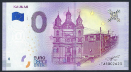 Lithuania KAUNAS 2018-1 Souvenir Banknote 0 Euro UNC - Litouwen