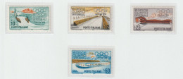 Italy 1956 Cortina Olympic Games Four Stamps MNH/**. Postal Weight Approx 40 Gramms. Please Read Sales Conditions Under - Winter 1956: Cortina D'Ampezzo