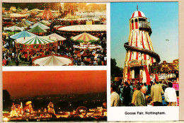 21096 / NOTTINGHAM 1985s Life Series (6) GOOSE FAIR The Forest Carnival Roundabout Fête Foraine Photo By Tim SELF - Nottingham