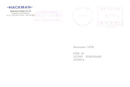 Finland Cover With Special Machine Cancellation 270P, Keltainen Kuljetus, 1996 - Briefe U. Dokumente